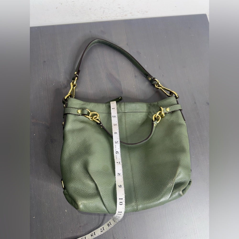 Coach Leather Brooke Hobo F17165 green - Picture 10 of 11